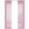 VORHANG 2ER SET HxB 245x60 cm Rosa - Rosa, Textil (60/245cm) - Gardinenbox