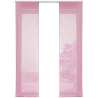 VORHANG 2ER SET HxB 245x60 cm Rosa - Rosa, Textil (60/245cm) - Gardinenbox