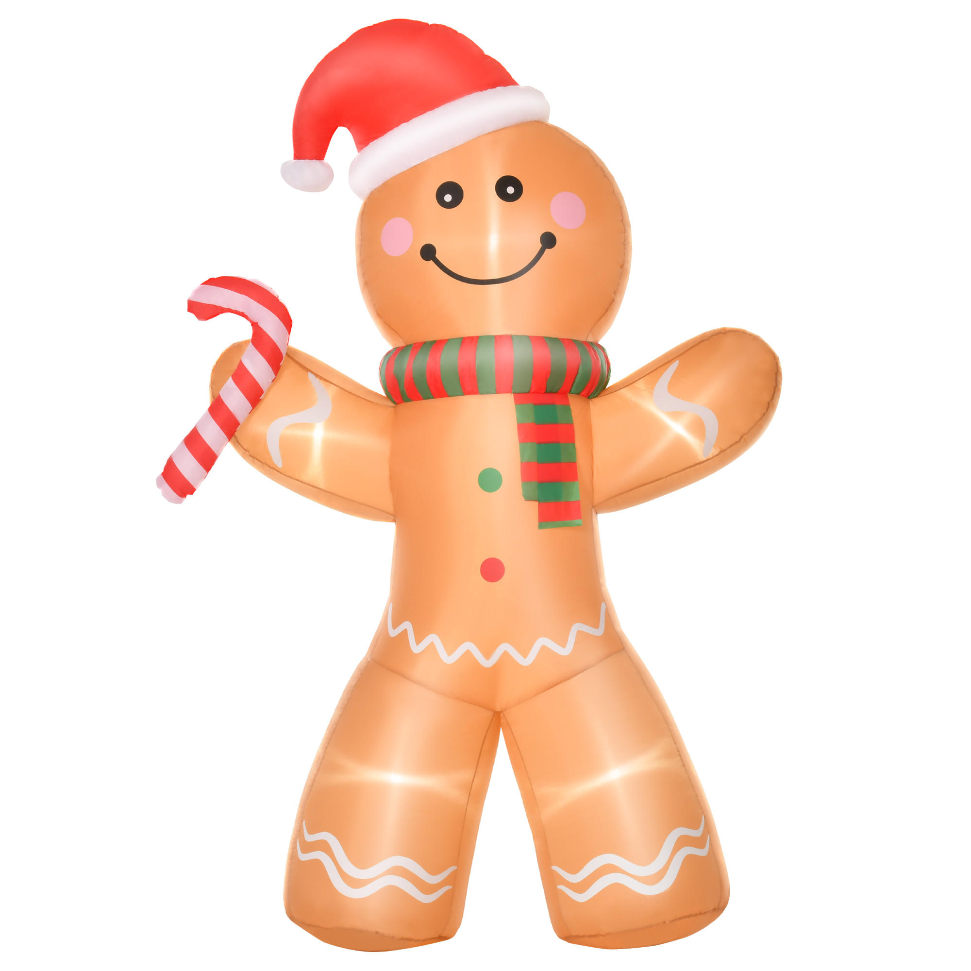 XXXLutz Weihnachts-Lebkuchenmann Gelb 65x240x170 cm