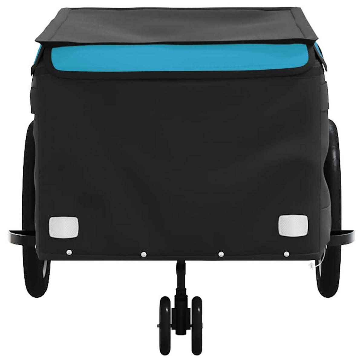 FAHRRADANHÄNGER Schwarz Und Blau 45 Kg Eisen - Blau, Metall (68/83/137cm) - vidaXL