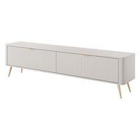 LOWBOARD LANTANA 200x38x51,2 cm mit 2 Türen Beige - Beige, Holzwerkstoff (200/51.2/38cm) - MASSENO