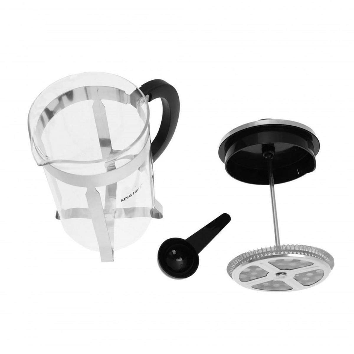 TEEKANNE Silber 15/15/19 cm KH4838 - Silberfarben, Glas (0.8L) - Kinghoff 