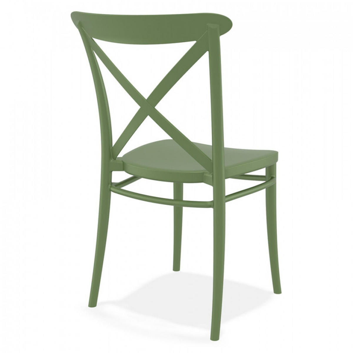 STAPELBARER STUHL Grün 51x51x87 cm - Grün, Kunststoff (51/87/51cm)