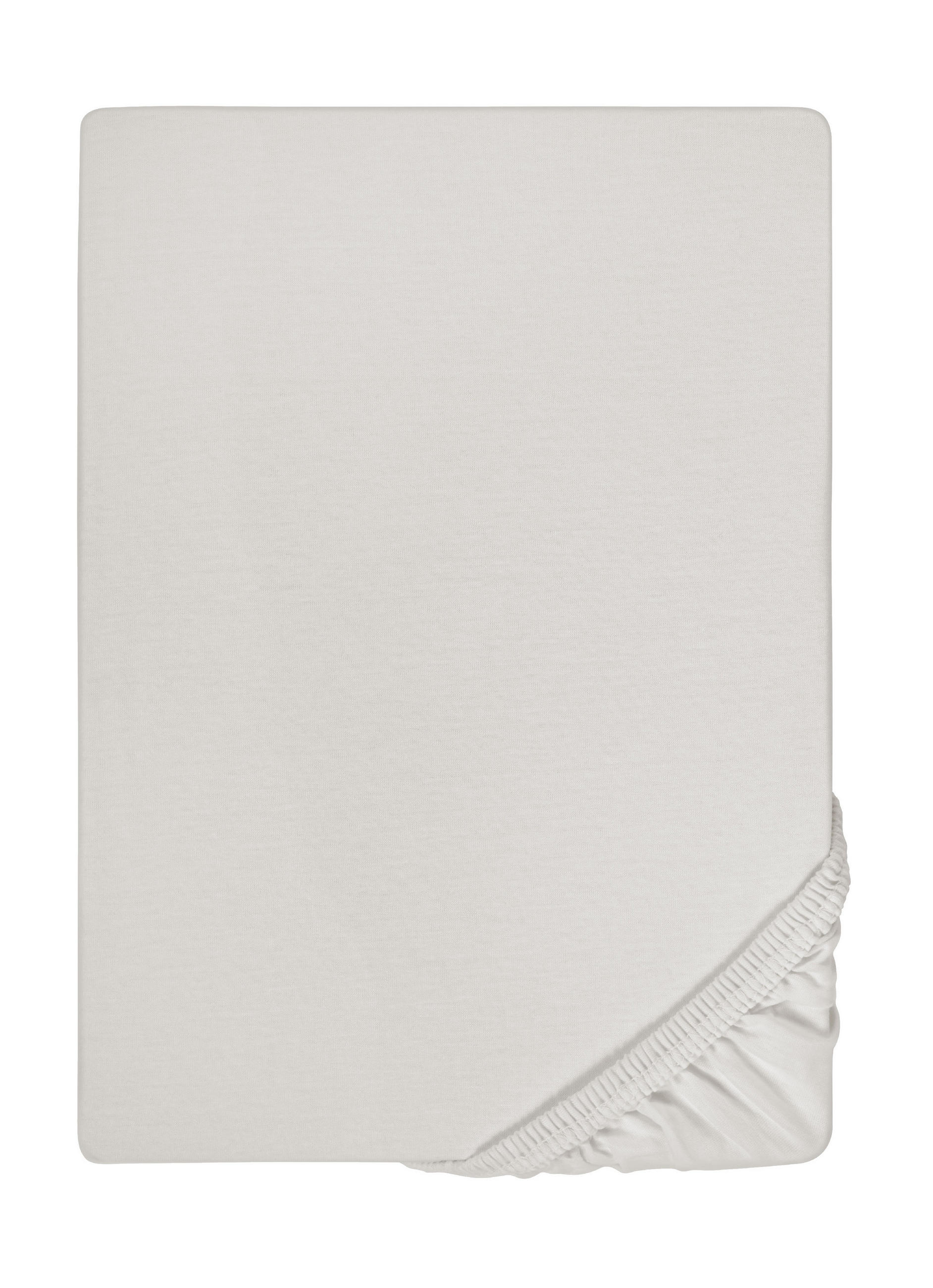 biberna Spannbetttuch Grau 130x220 cm
