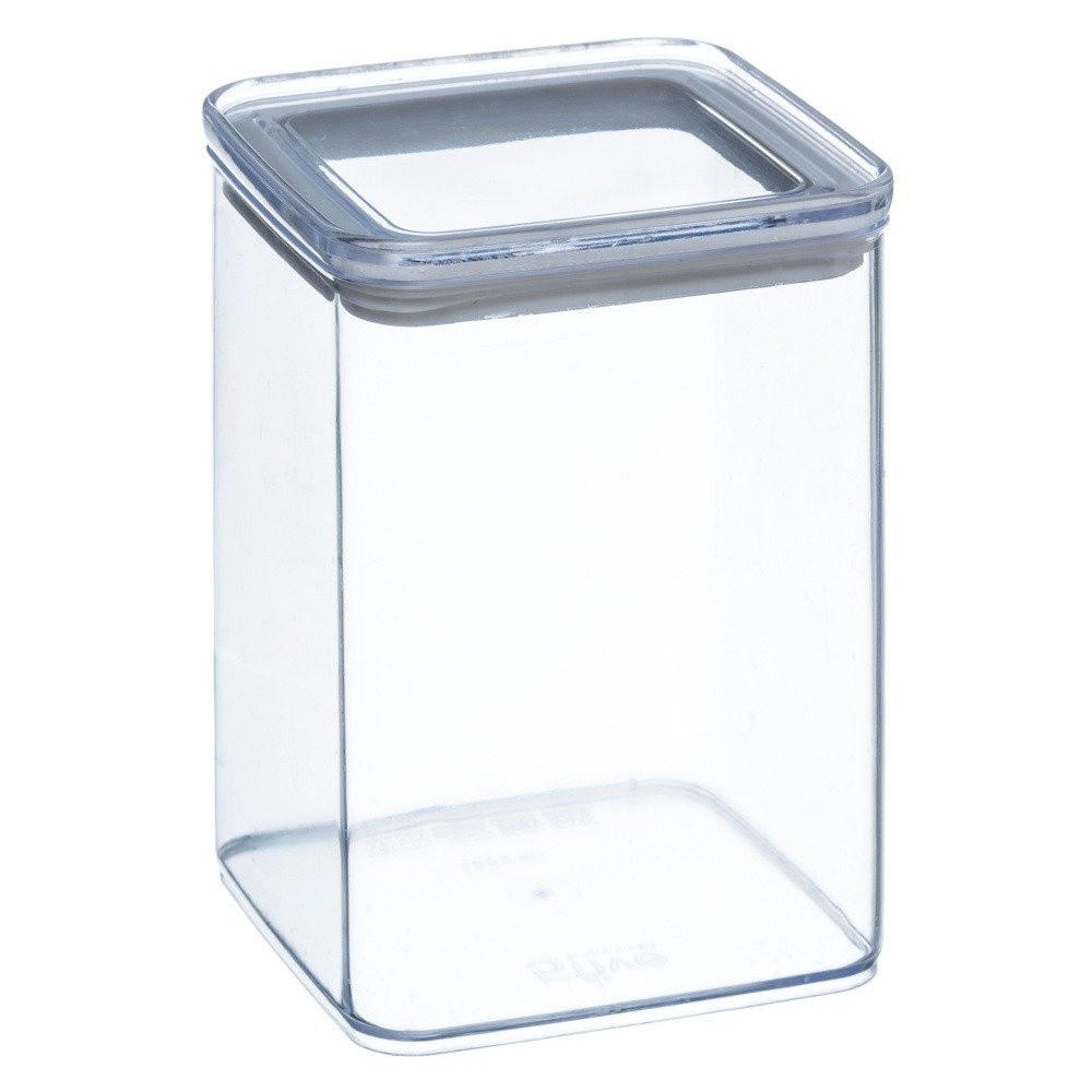 LEBENSMITTELBEHÄLTER Transparent Square 10,3/10,3/13,8 cm - Transparent, Kunststoff (10.3/13.8/10.3cm) - 5five Simply Smart