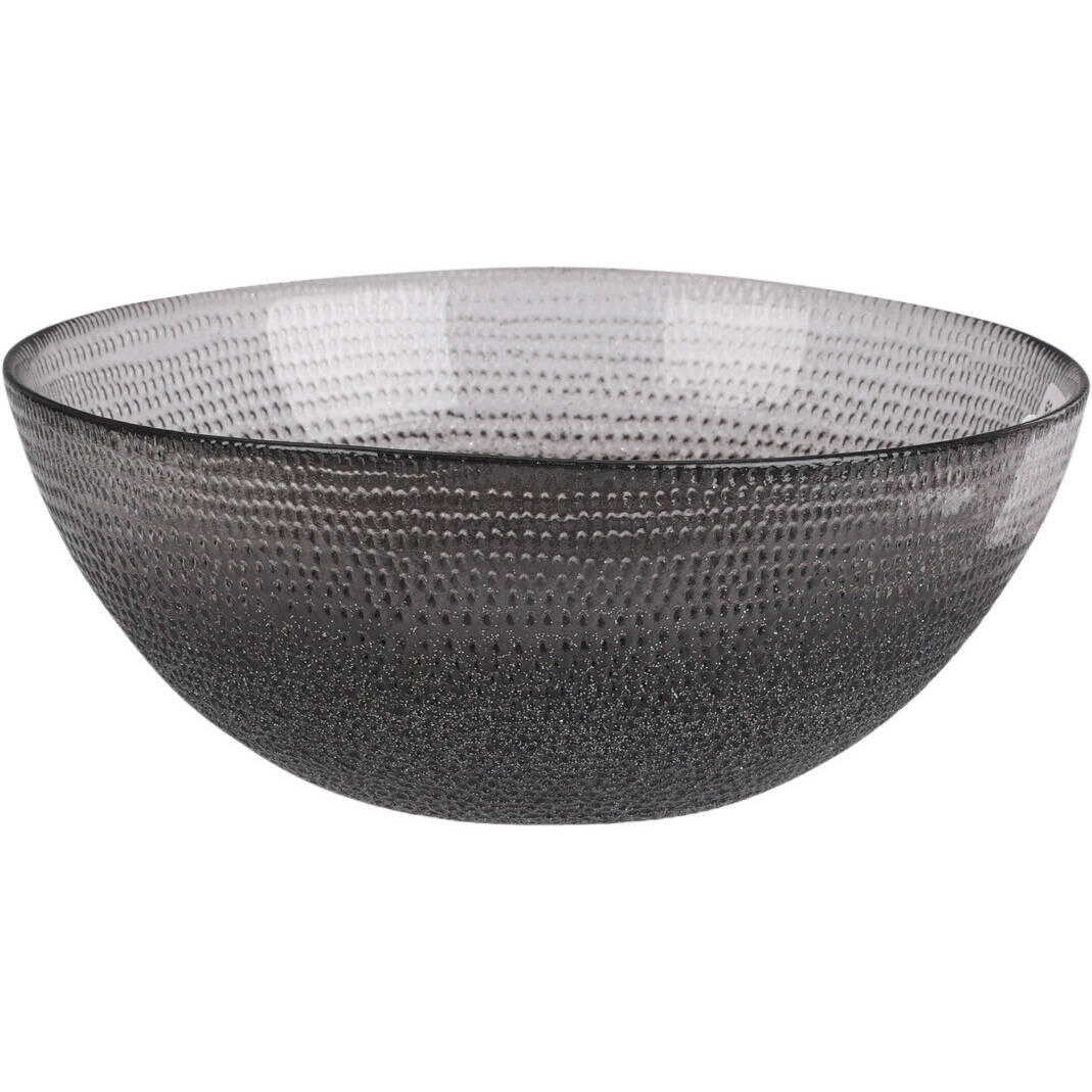 GLASSCHALE Lakris Ø 15 cm - Anthrazit, Glas (15cm) - Home Styling Collection
