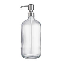 SEIFENSPENDER (4er Set) Soap Opera - Silberfarben, Glas (9/26/9cm) - Butlers