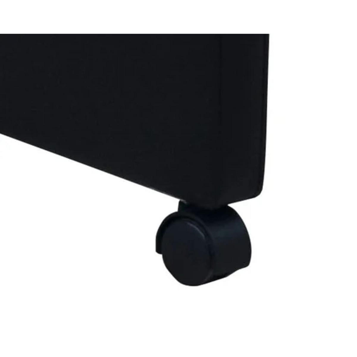 ESSZIMMERSTÜHLE 2 Stk. Schwarz Kunstleder 58.5*65*88cm - Schwarz, Leder (58.5/88/65cm) - ZMH
