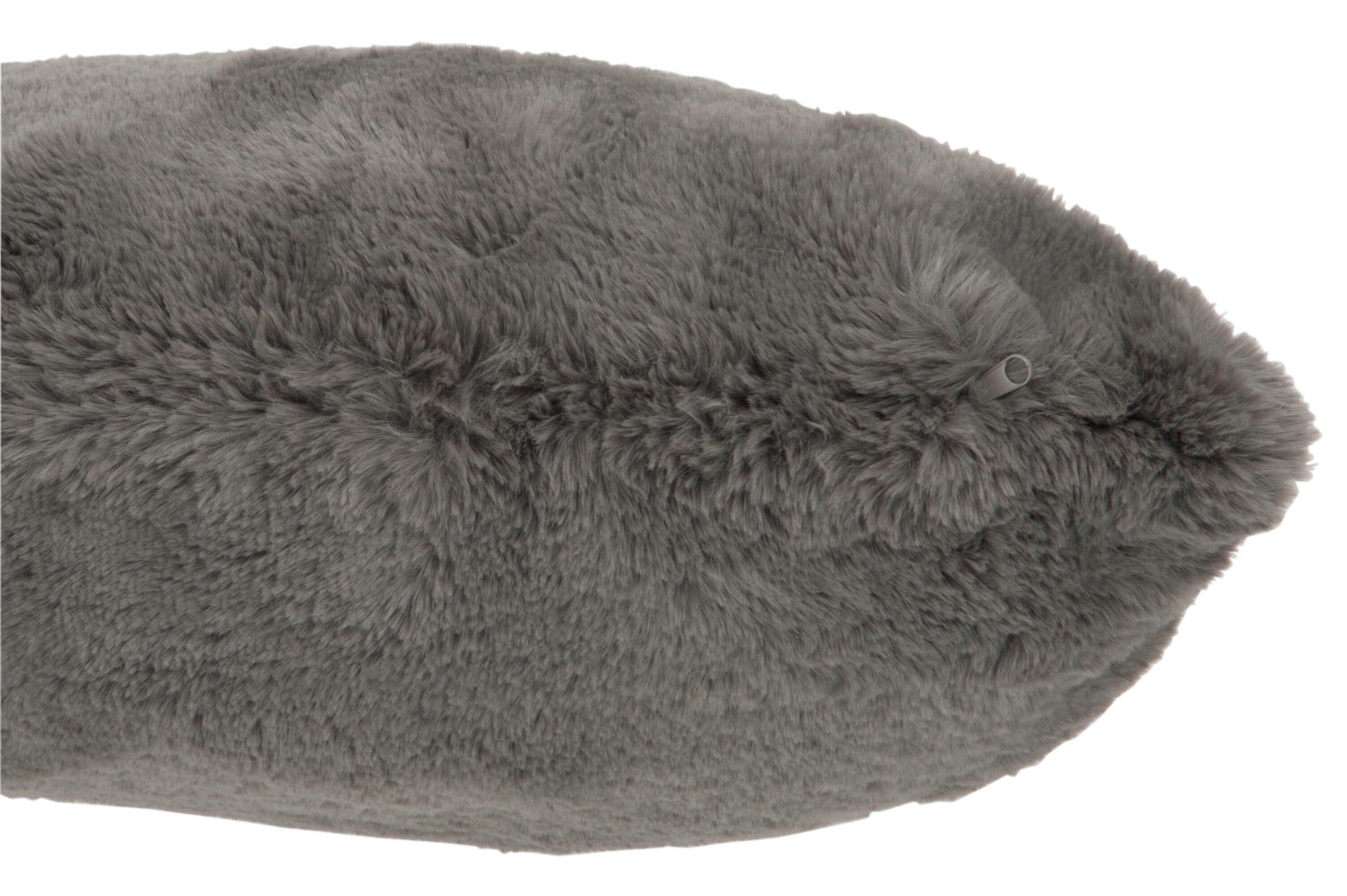 KISSEN CUTIE - Plüsch - Grau - Dunkelgrau, Textil (45/45cm) - J-Line