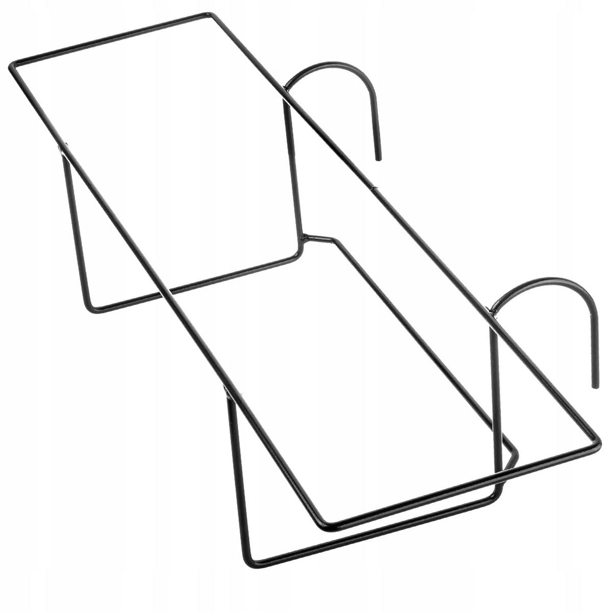 AUFHÄNGER für Balkonkasten 59 x 14 cm - Schwarz, Metall (14/59cm) - KADAX
