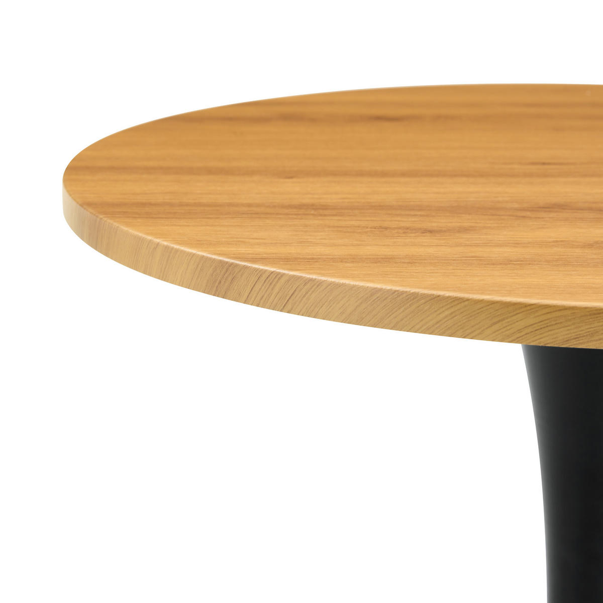 KÜCHENTISCH Holzfarben/Schwarz 60/60/72 cm - Schwarz, Holz (60/60/72cm) - PANGIVO