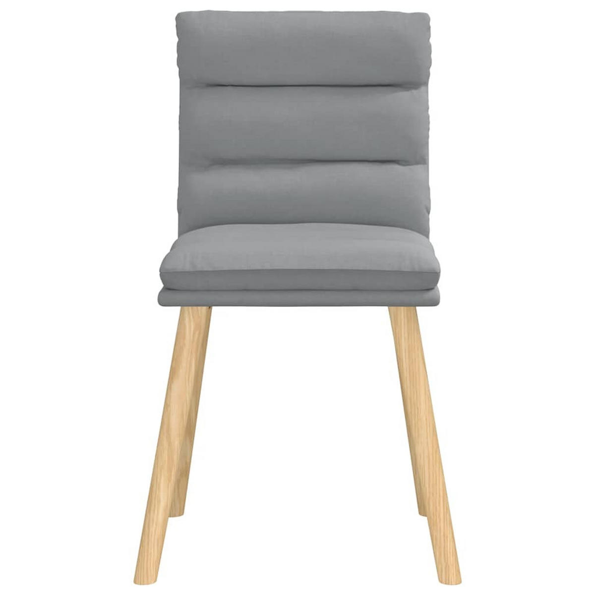 ESSZIMMERSTÜHLE 2 Stk. Hellgrau Stoff 45*54*86cm - Hellgrau, Metall (45/86/54cm) - ZMH