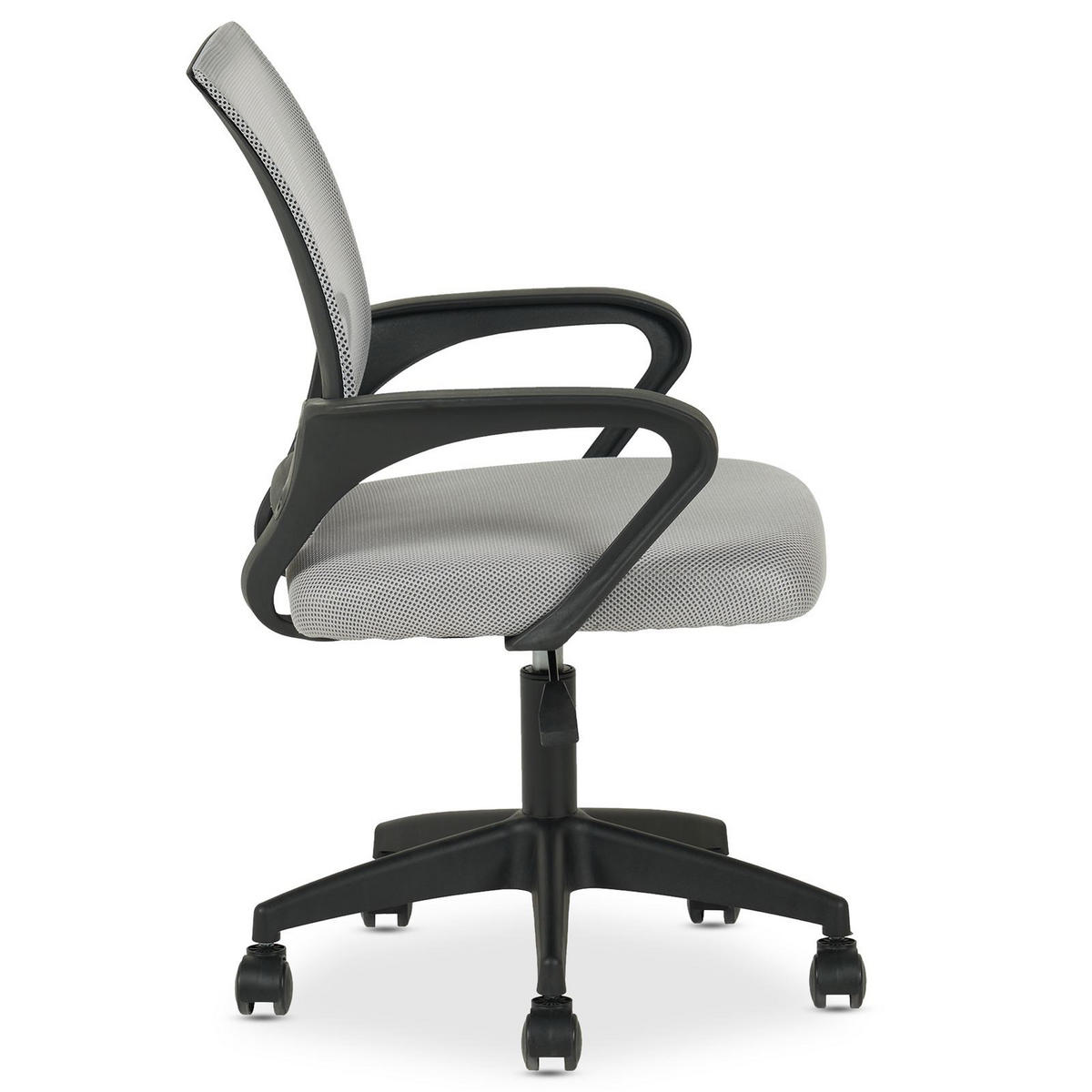 BÜRODREHSTUHL JAKE - Grau, Textil (60/86/53cm) - IDIMEX