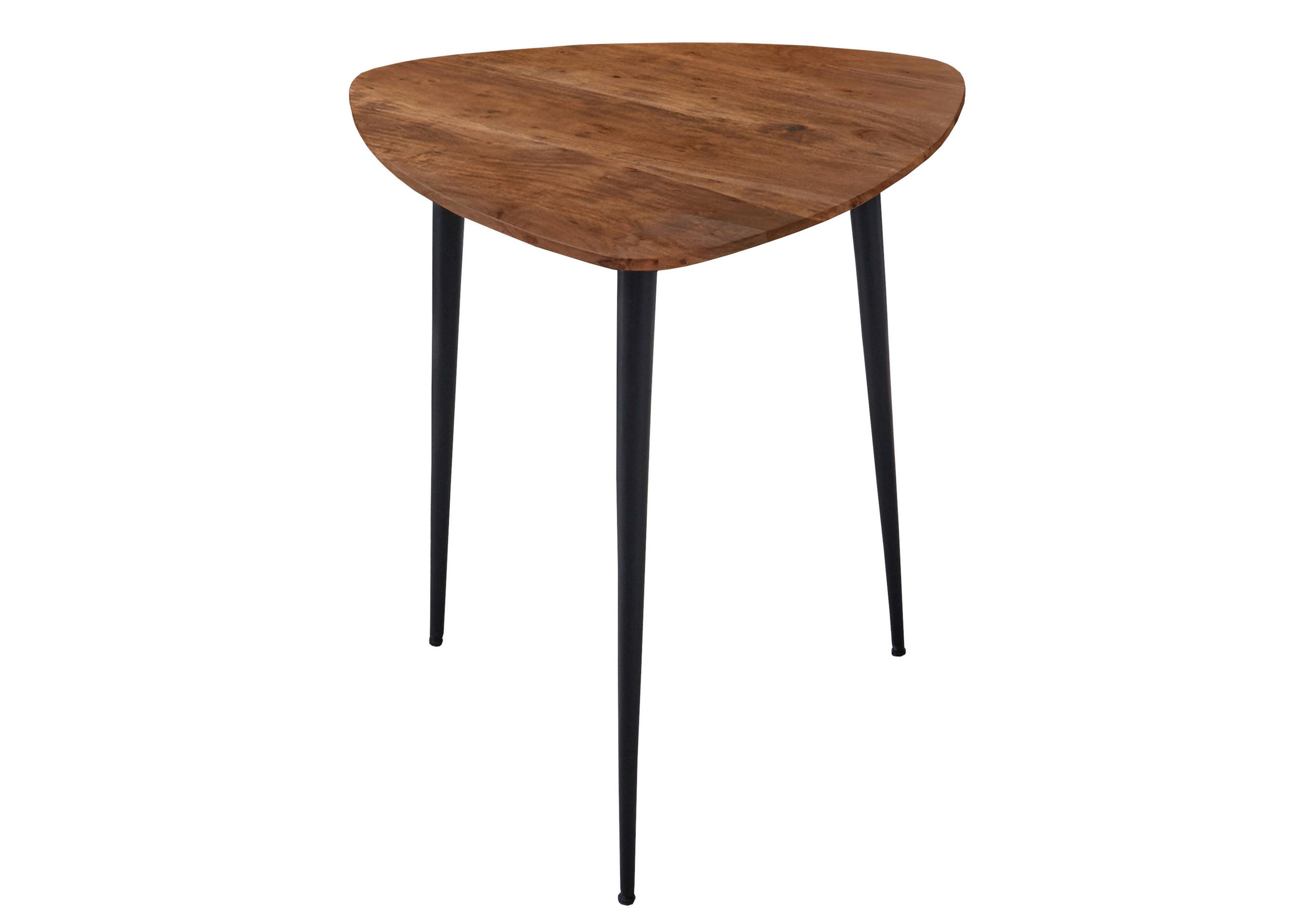 COUCHTISCH ELSA - Schwarz/Braun, Holz/Metall (60/60/57cm) - SAM