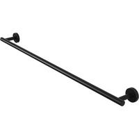 HANDTUCHHALTER Schwarz 80 cm - Schwarz, Metall (8.1/5.1/81.3cm)