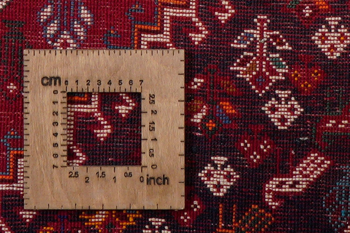 ORIENTTEPPICH handgeknüpft Gashgai Rot, Blau 261/165 cm Schurwolle - Blau/Rot, Textil (165/261cm) - Looma
