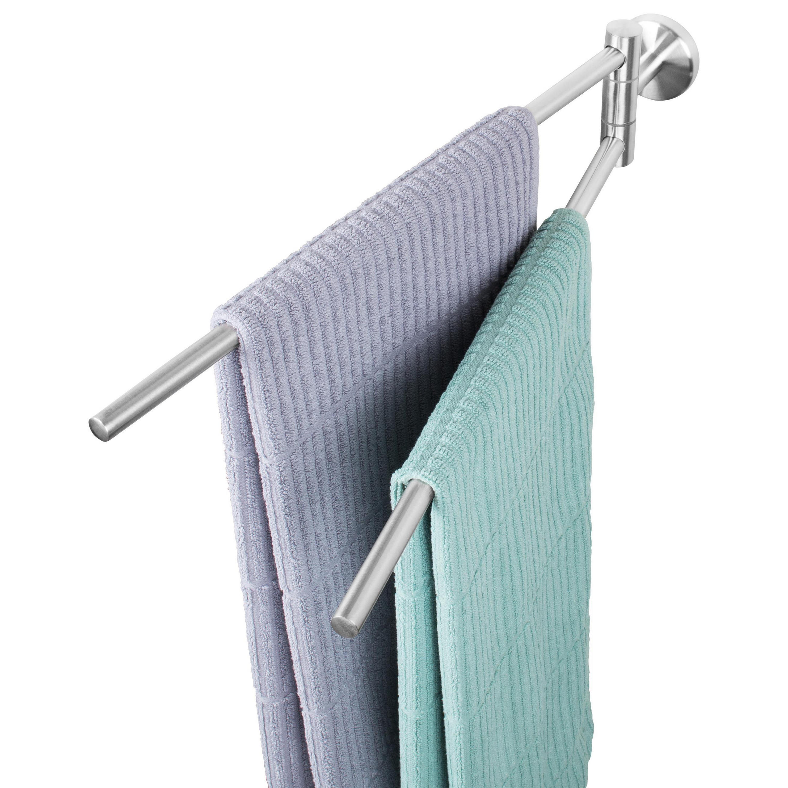 HANDTUCHSTANGE PIAZZA, Edelstahl matt - Edelstahlfarben, Metall (5.8/10/50cm) - bremermann