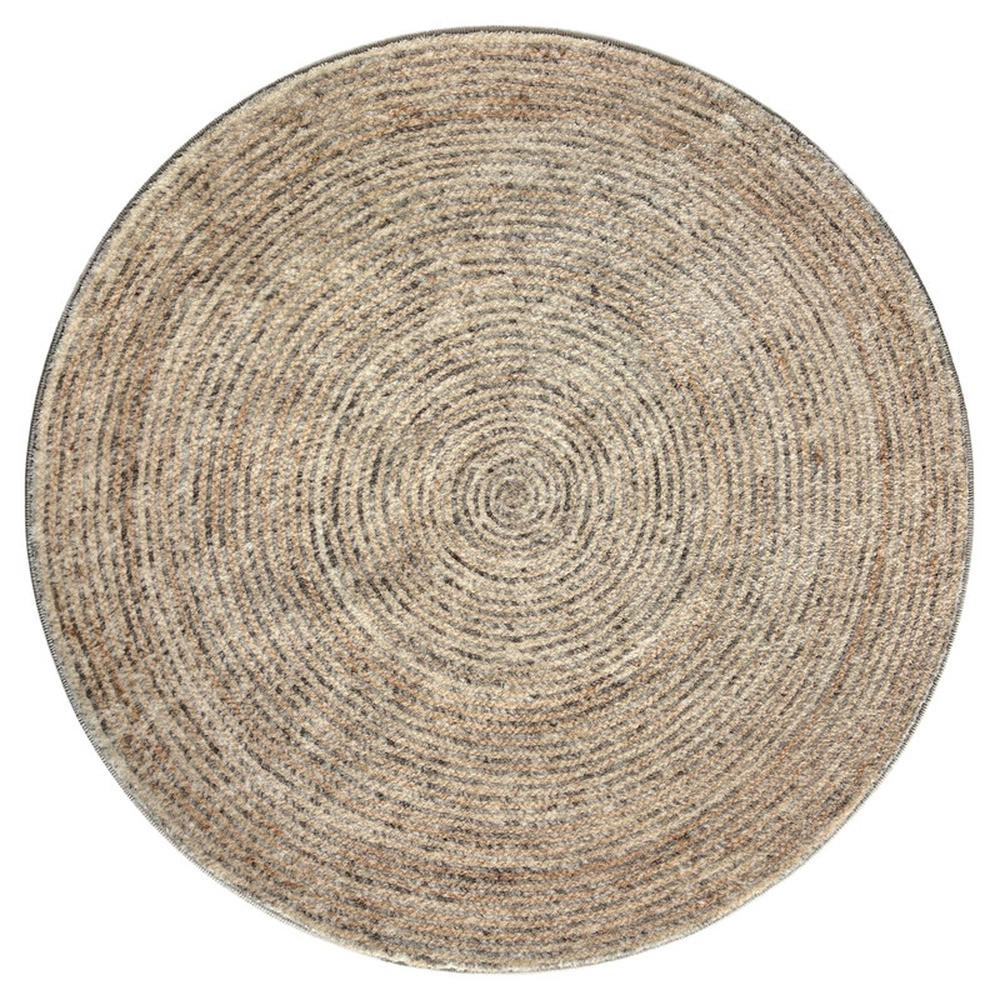 DESIGNTEPPICH Brady Beige 150x150 cm - Multicolor, Textil (150/150cm) - Vercai Rugs