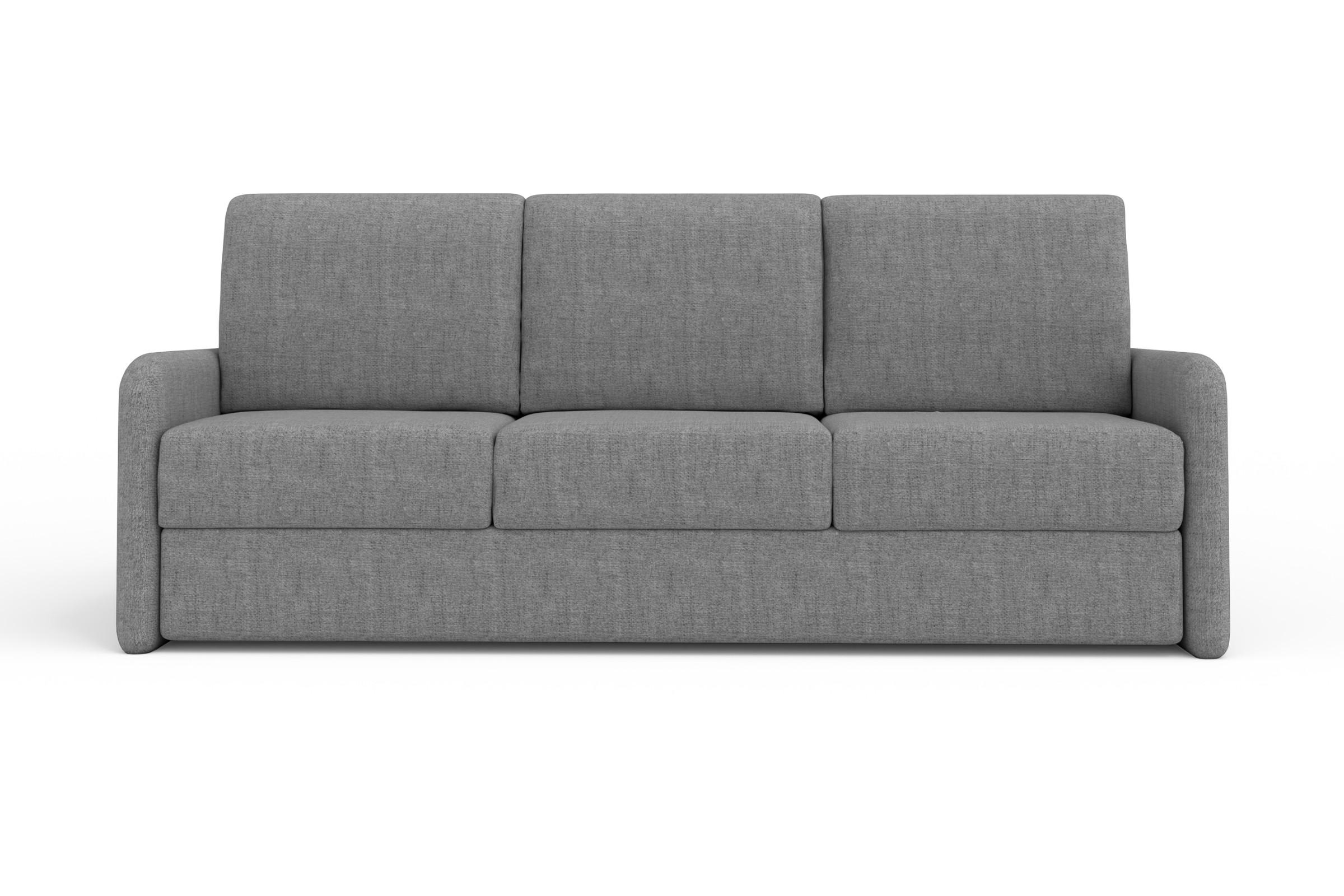 3-SITZER SOFA BIANCO 215 cm breit in Stoff Anthrazit - Anthrazit, Holzwerkstoff/Textil (215/90/92cm) - Deine Möbel 24