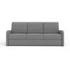 3-SITZER SOFA BIANCO 215 cm breit in Stoff Anthrazit - Anthrazit, Holzwerkstoff/Textil (215/90/92cm) - Deine Möbel 24