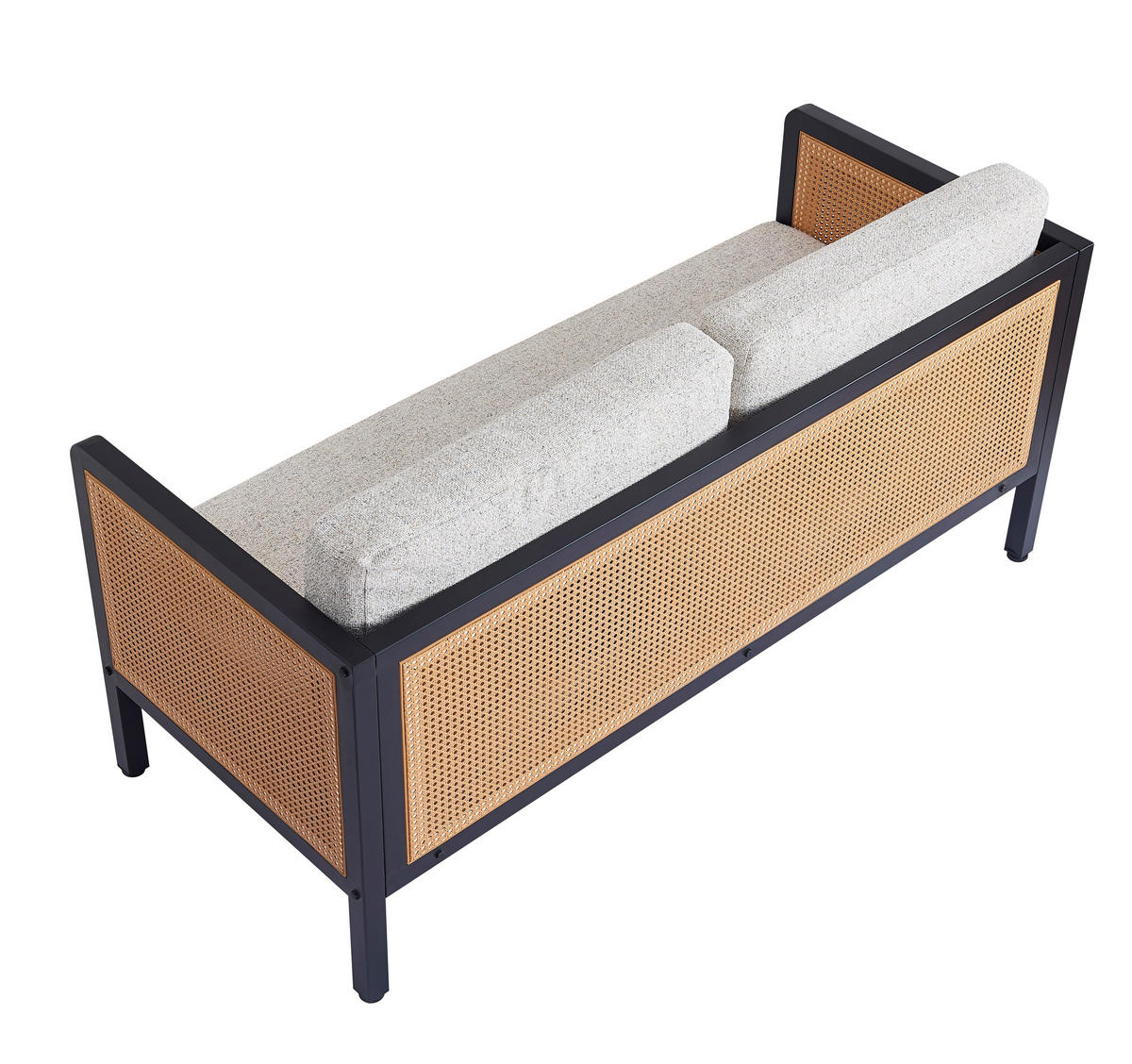 SOFA Wolle Grau - Grau, Textil (160/82/68cm) - Nordlys