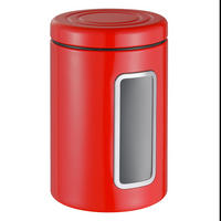 AUFBEWAHRUNGSDOSE Rot - Rot, Metall (12.5/18.9/12.5cm) - Wesco