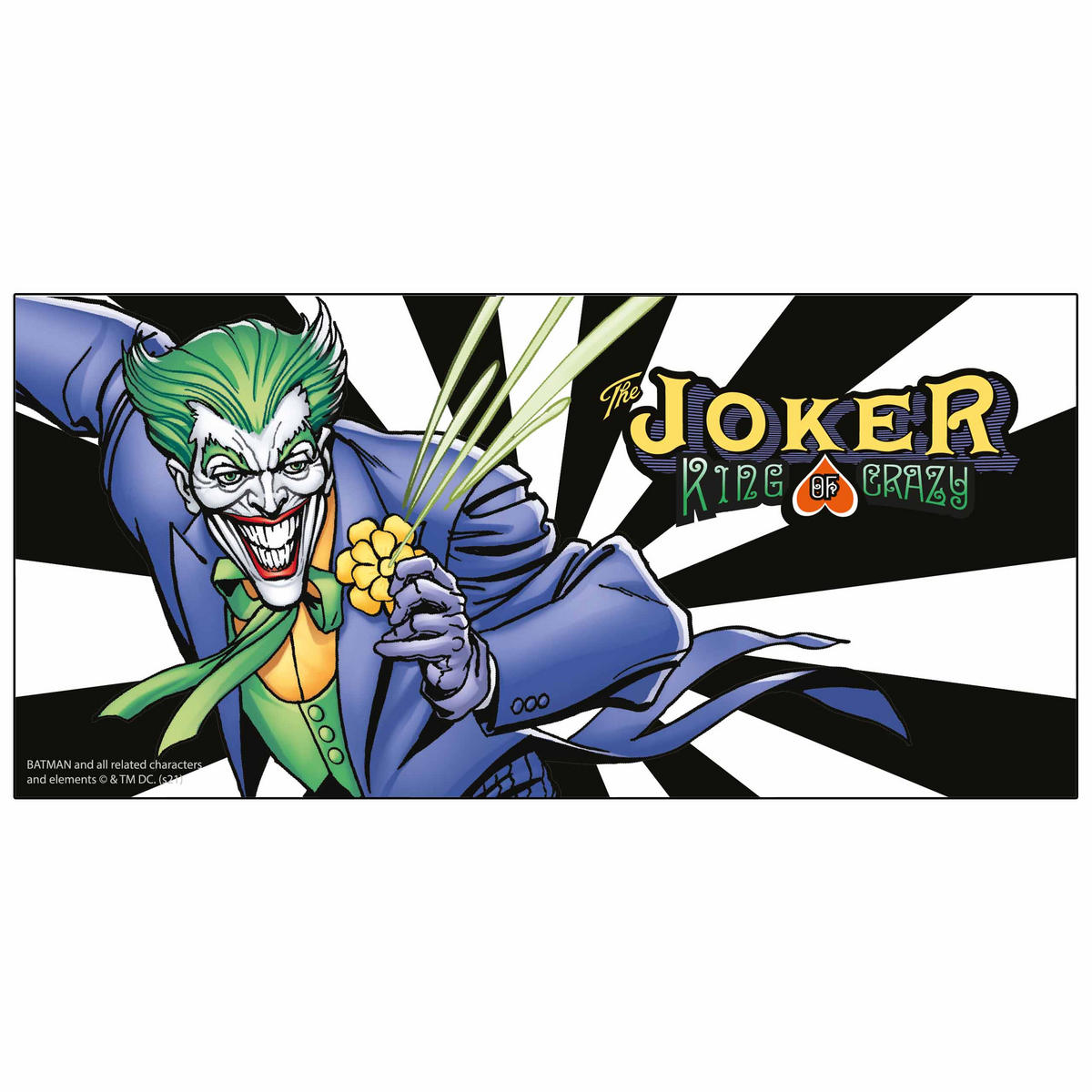 KAFFEEBECHER DC Comics Joker King of Crazy Schwarz 320 ml - Multicolor, Keramik (0.32L) - DC Comics