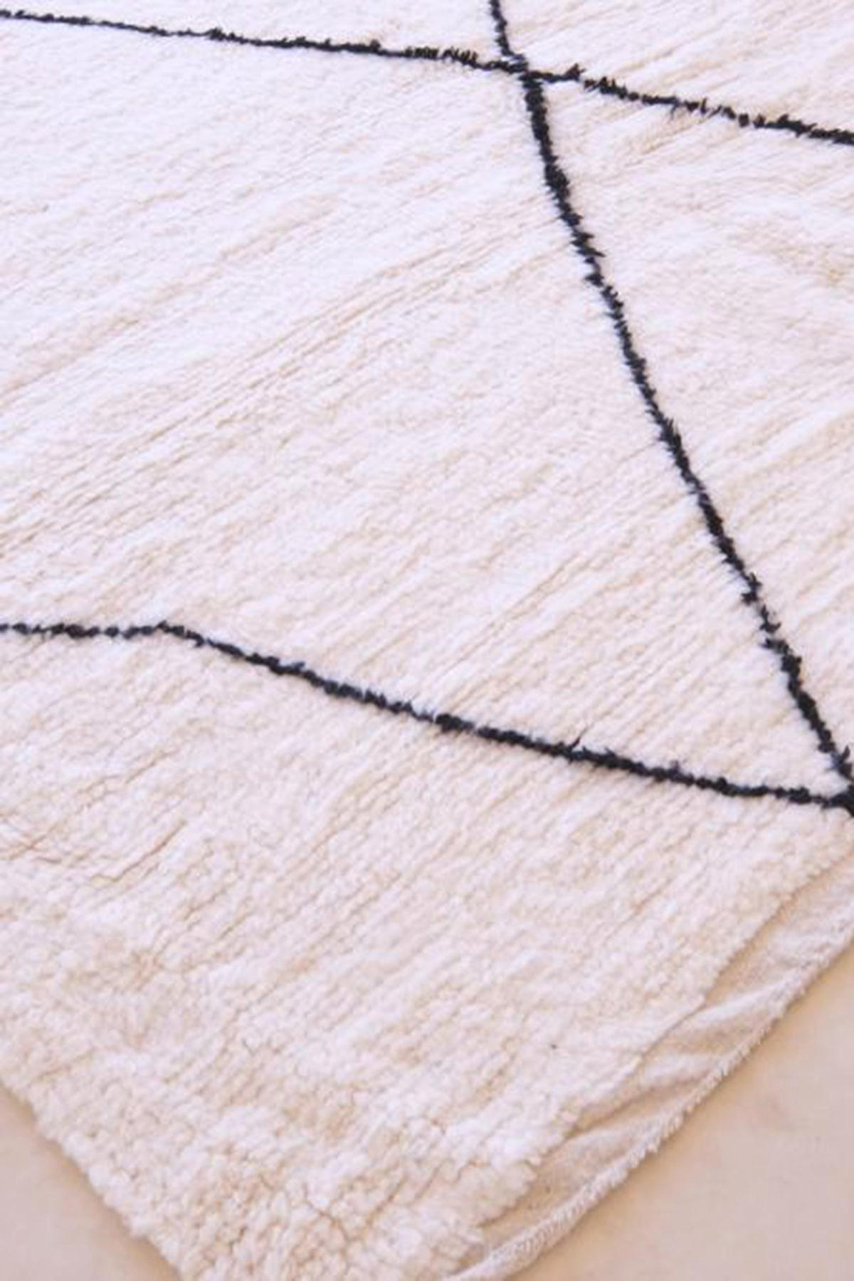 BERBERTEPPICH aus reiner Wolle 204x 304 cm - Weiß, Naturmaterialien (204/304cm) - AFK Living