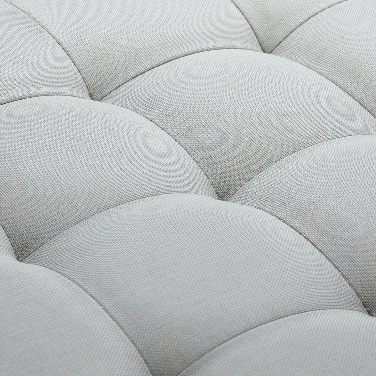 SITZHOCKER - Creme, Holzwerkstoff/Textil (45/43/45cm) - Relaxdays