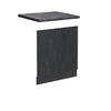 FRONTBLENDE R-Line Schwarz Beton 60 cm AP Anthrazit - Anthrazit/Schwarz, Holzwerkstoff (60/57.2/1.6cm) - Vicco
