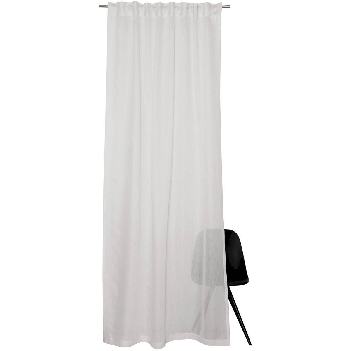 TRANSPARENTER SCHLAUFENVORHANG LIGHTLY - Naturfarben, Textil (130/1/250cm) - Esprit