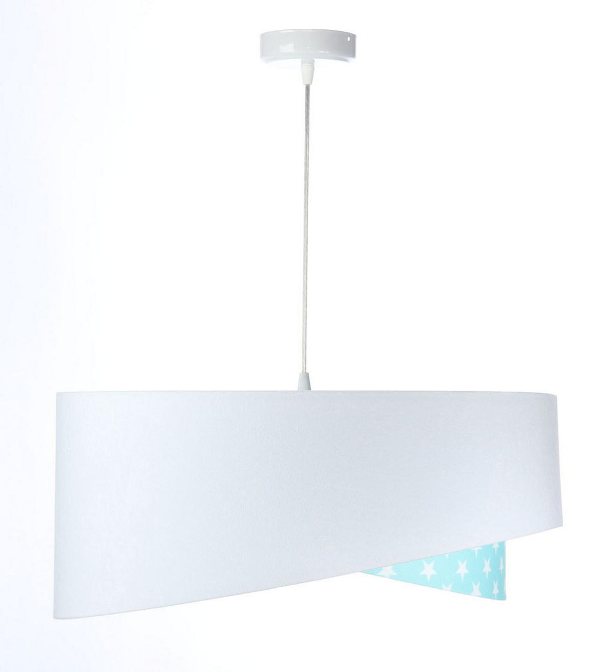 HÄNGELEUCHTE Blau 50/23 cm - Blau, Kunststoff (50/1/23cm) - ONZENO