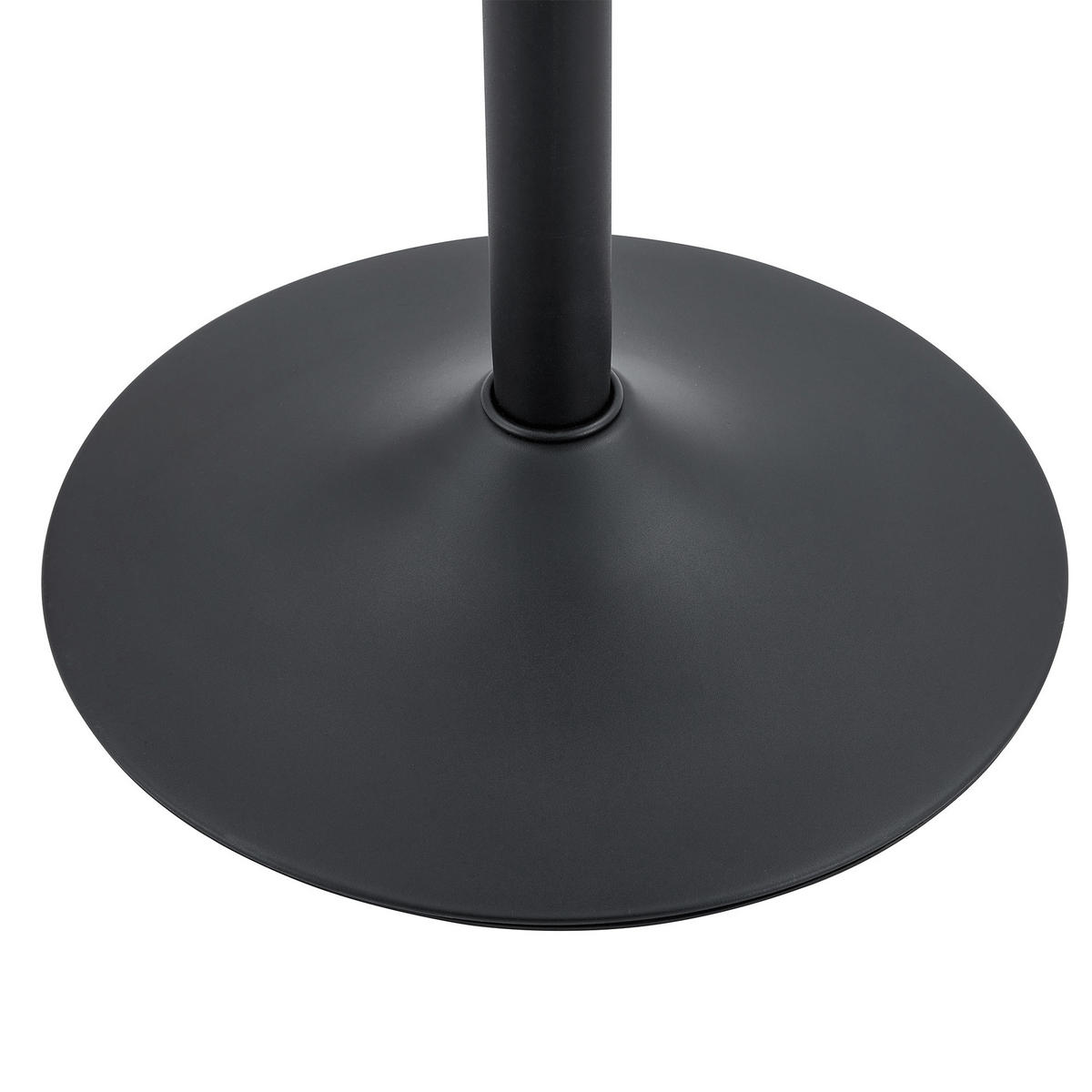 BARHOCKER 2er-Set Braun-Schwarz höhenverstellbar & 360° drehbar mit Rückenlehne - Schwarz, Metall (52/93/45cm) - PANGIVO