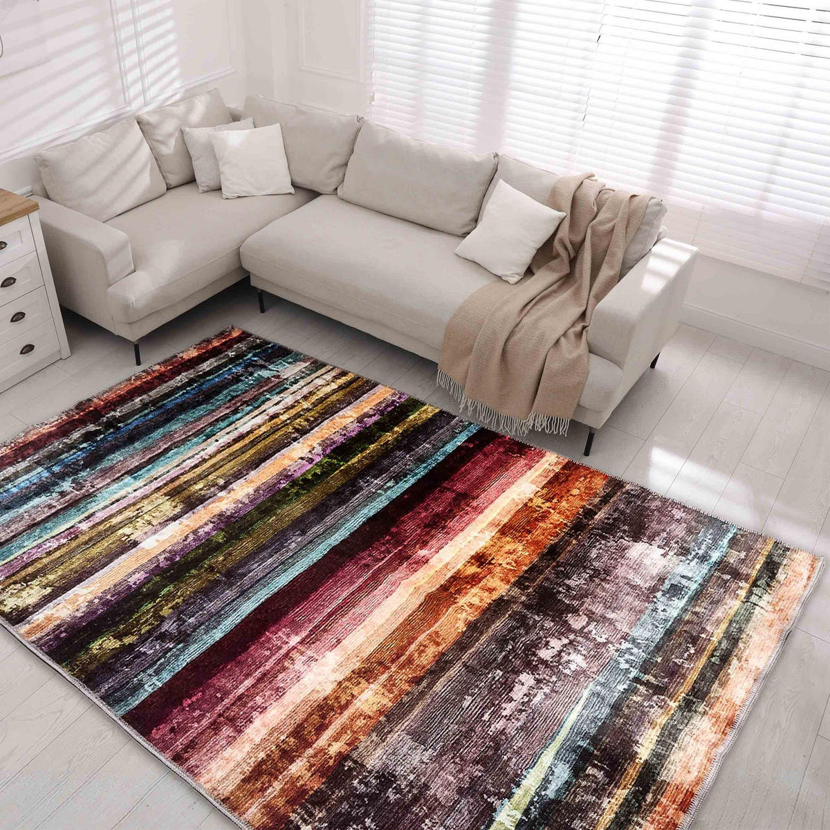 KURZFLORTEPPICH PIPER - Grün, Textil (120/180cm) - Astra