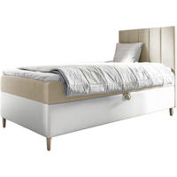 KINDERBETT MAYA 1 - Beige/Weiß, Holzwerkstoff (102/208cm) - Meblini