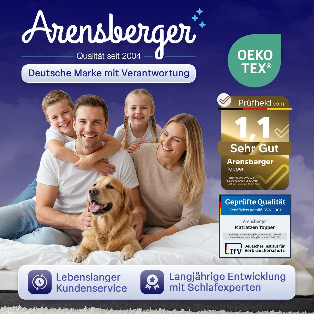 TOPPER Soft 180x200cm - Weiß, Textil (180/200cm) - Arensberger