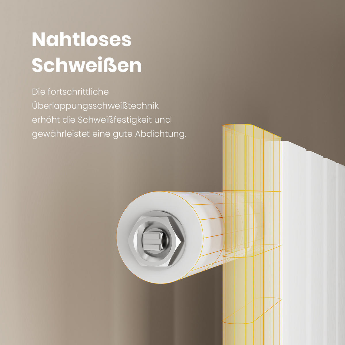 HEIZKÖRPER Flachheizkörper Weiß 180/54/4,9 cm - Weiß, Metall (54/180/4.9cm) - EMKE