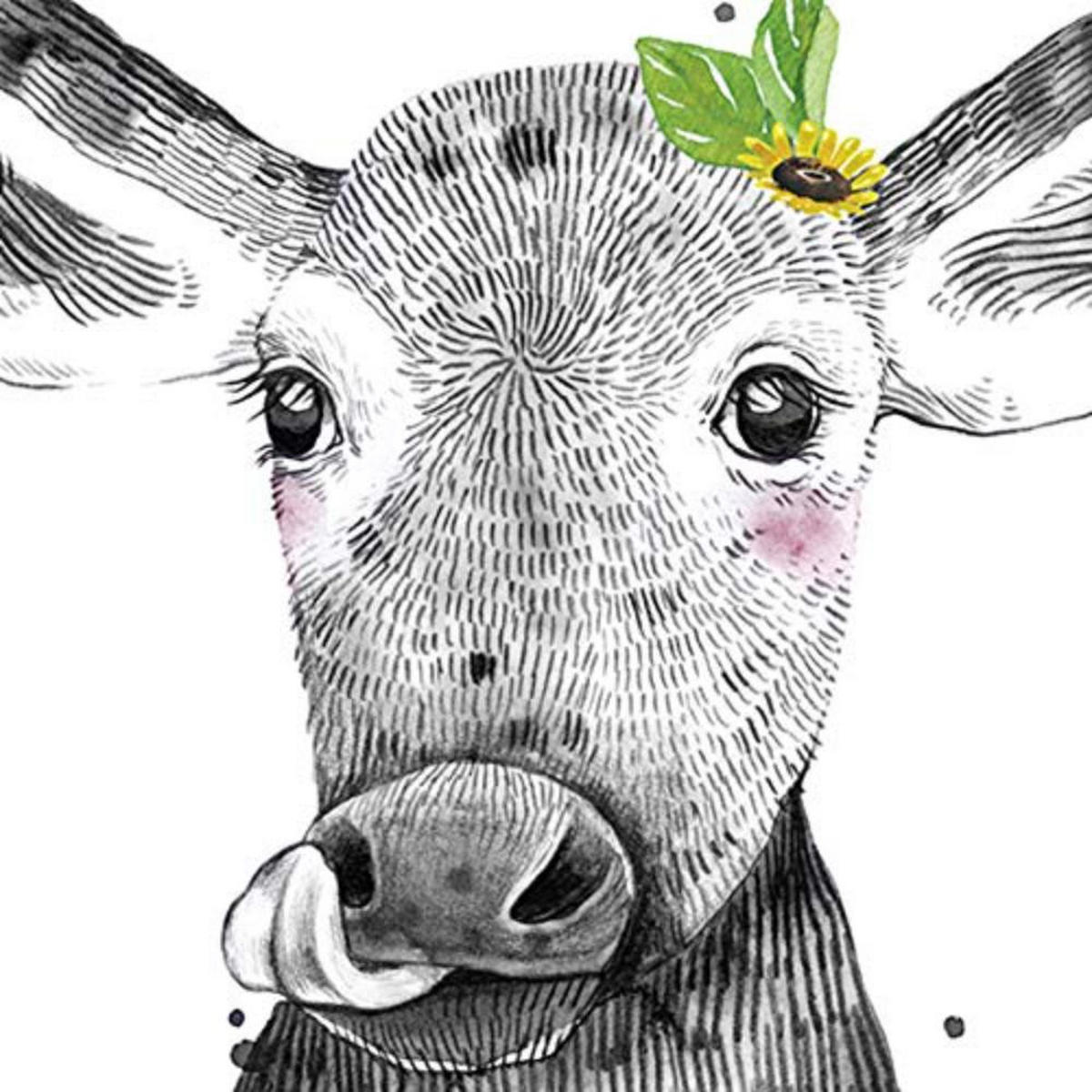 POSTER Set mit 4 „Tiere mit goldenen Accessoires“ A3 Rahmenlos - Klar, Papier (29.7/3cm) - Nacnic