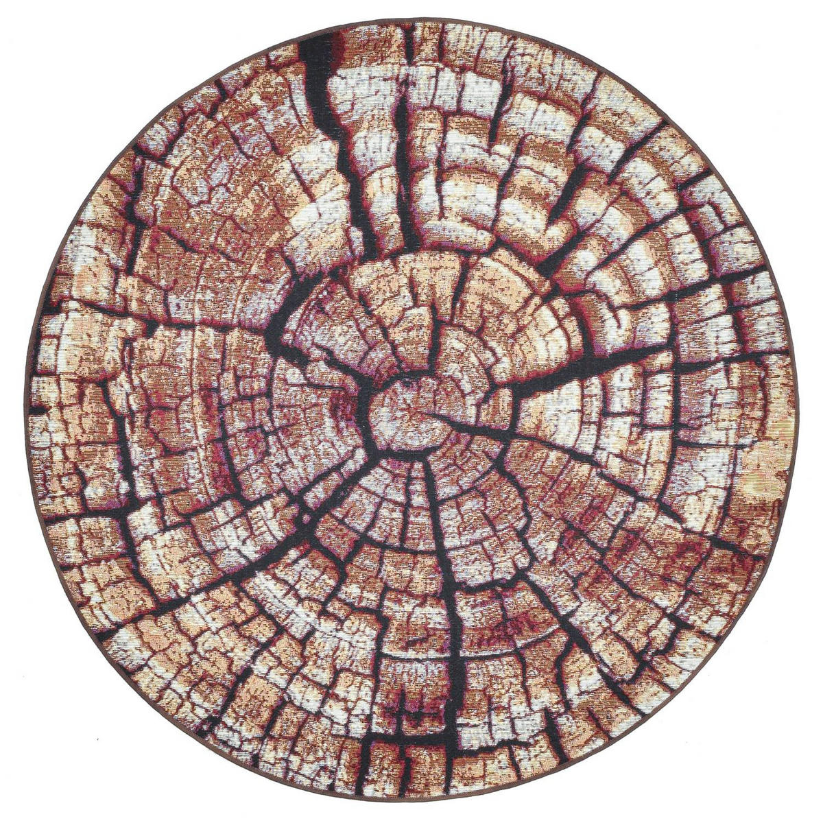 OUTDOORTEPPICH Aurora 80x80 cm - Braun, Textil (80/80cm) - Gino Falcone