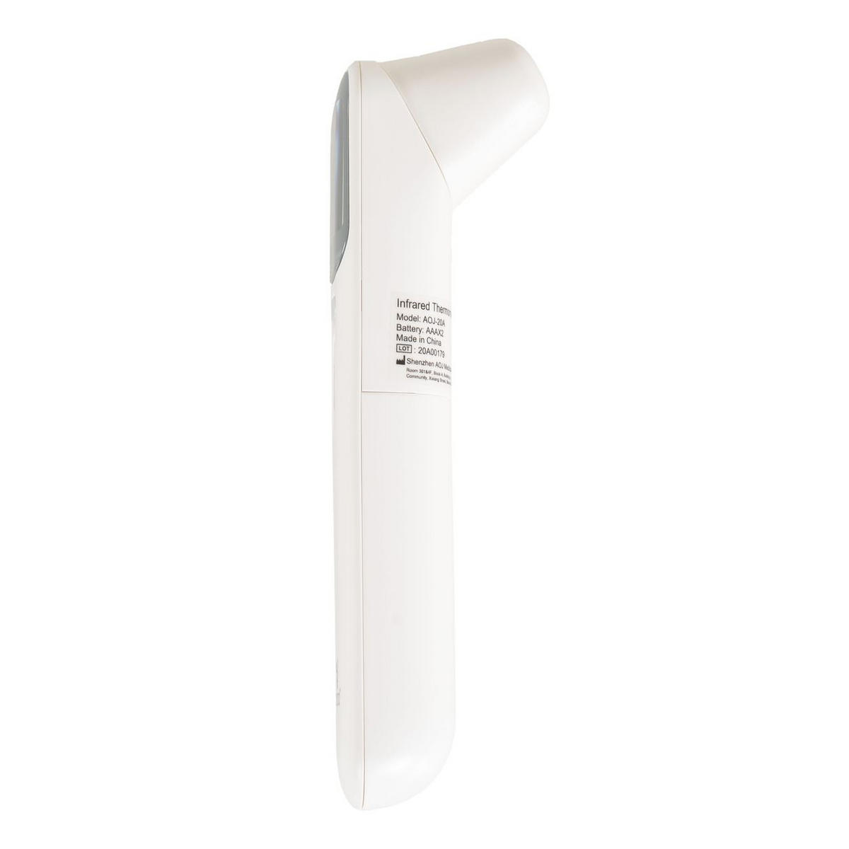 INFRAROT-THERMOMETER Theo weiß Körper berührungslos automatische Abschaltung, Speicherfunktion - Weiß, Kunststoff (4/14cm) - Cangaroo