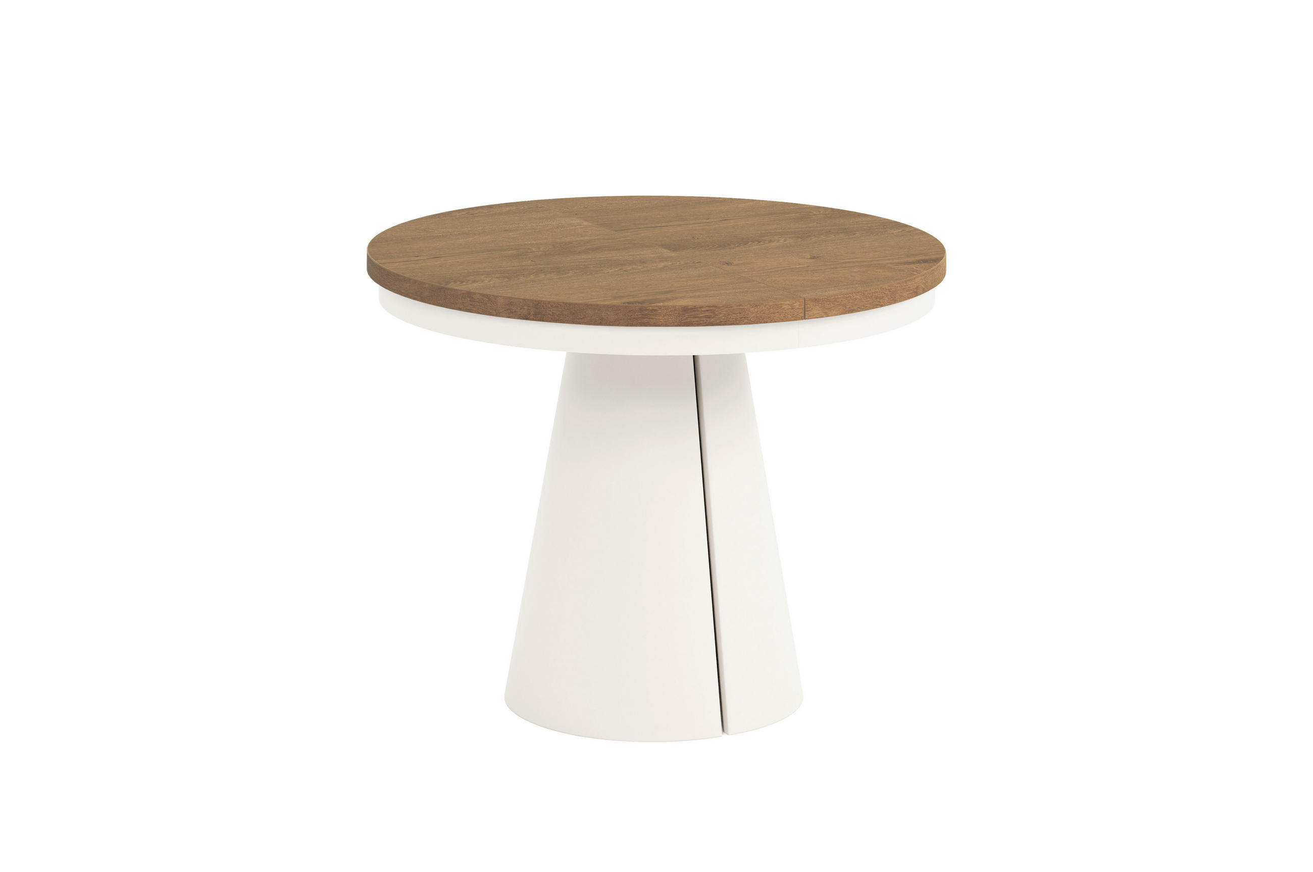 ESSTISCH CALMA Bis - Kaschmir/Beige, Holzwerkstoff/Metall (100/100/76cm) - Meblini