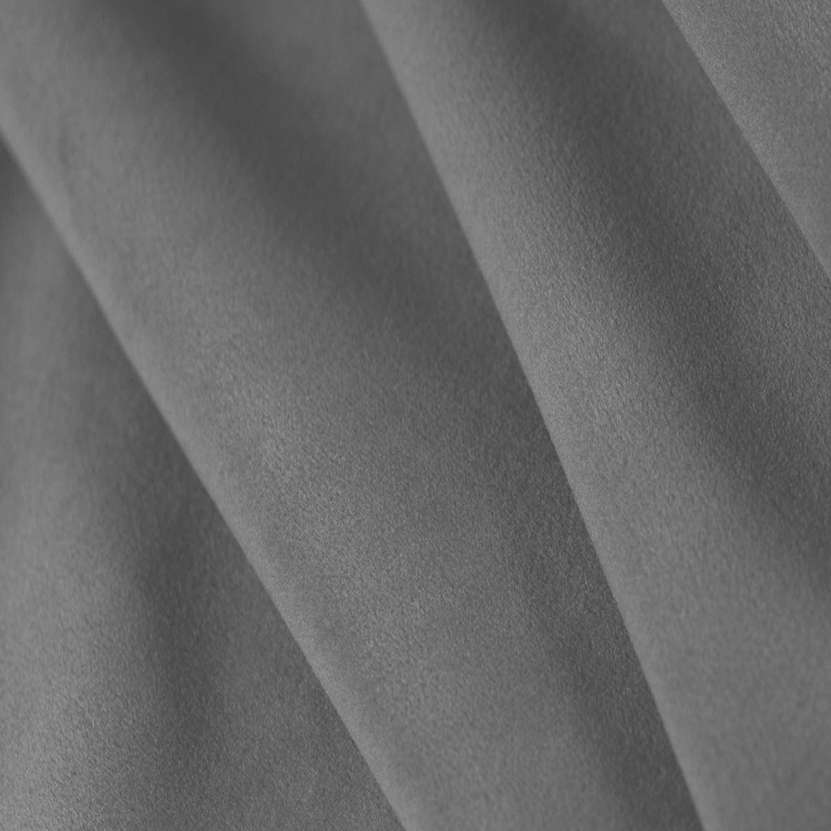 ECKSOFA Valencia L Form Samtstoff Dunkelgrau - Dunkelgrau, Textil (229/229cm) - Sofa Dreams
