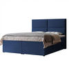 BOXBETT 120x200 cm mit Topper - Blau, Holzwerkstoff/Textil (120/200cm) - Idohome
