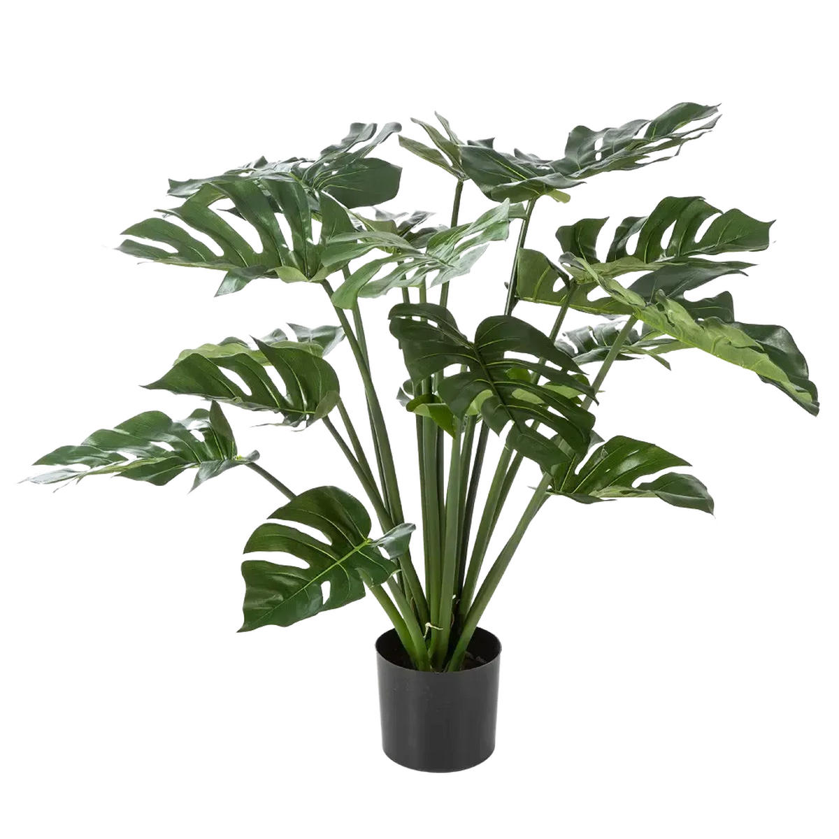 KUNSTPFLANZE Künstliche Monstera - Thilo 98 cm - Grün, Kunststoff (98cm) - aplanta
