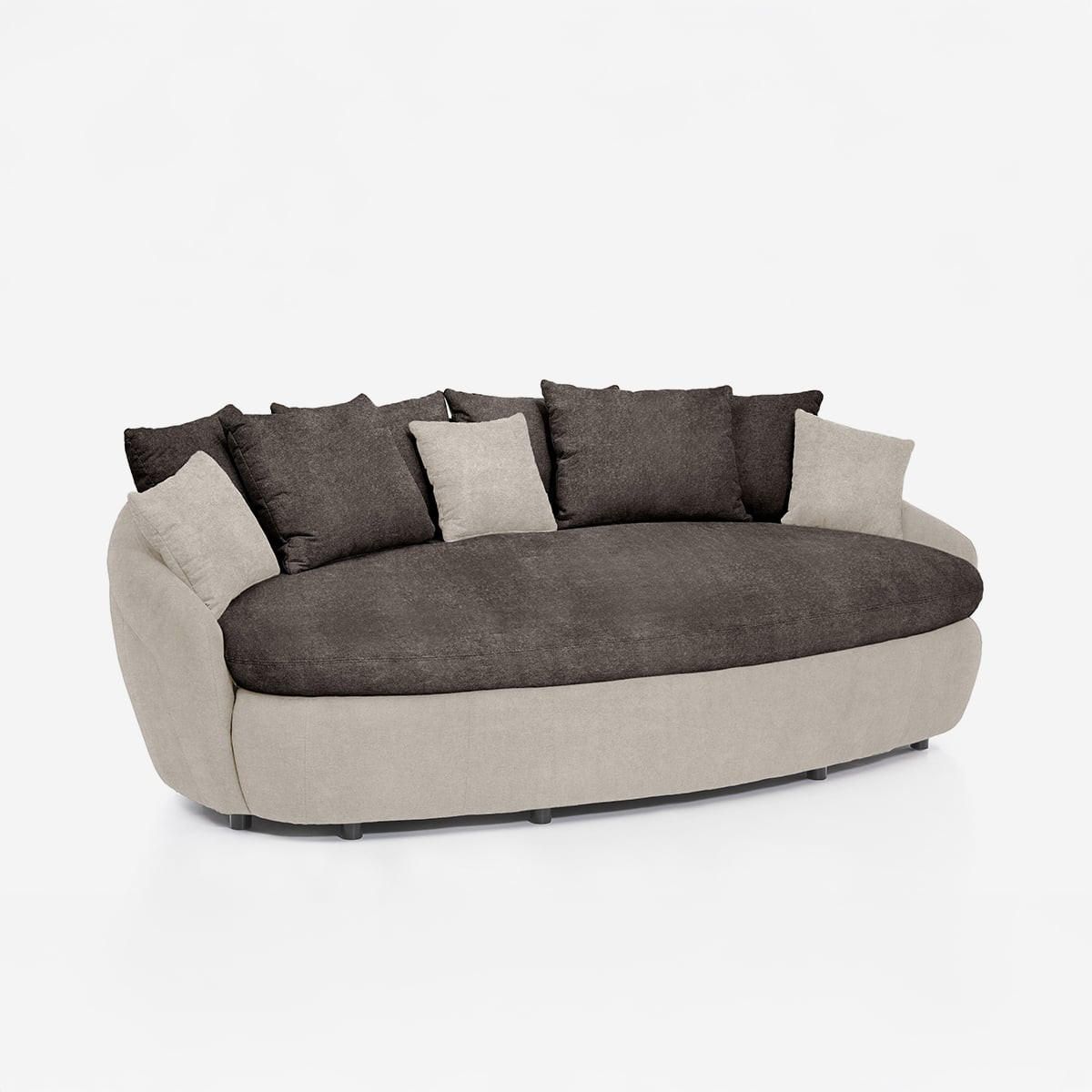Pasmara 3-Sitzer Grau 238x80x140 cm