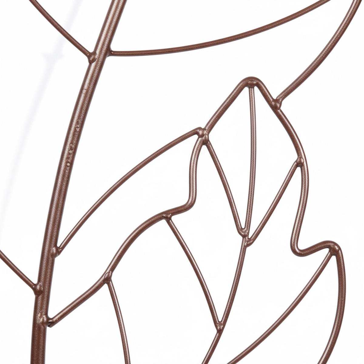 MRIEŽKY - hnedá, kov (30/100/1cm) - Relaxdays