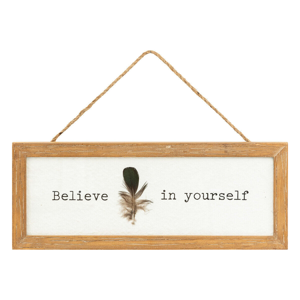 WANDDEKORATION Yona 38/15 cm - Braun, Holzwerkstoff (2/15cm) - Atmosphera Createur d´interieur