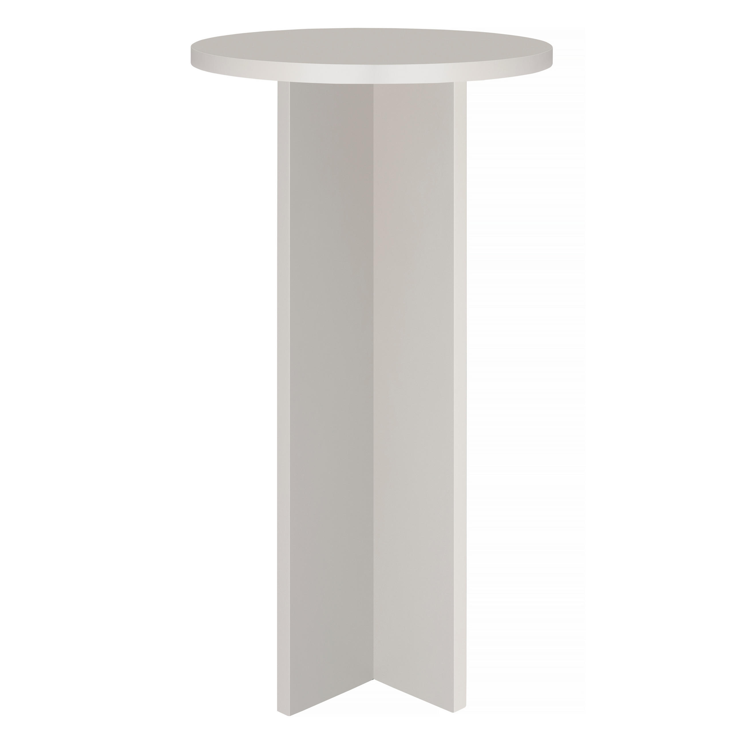 HOCHTISCH rund 60 cm Taupe CHINCHIN - Taupe, Holzwerkstoff (60/105/60cm) - RNT By Really Nice Things