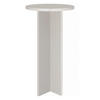 HOCHTISCH rund 60 cm Taupe CHINCHIN - Taupe, Holzwerkstoff (60/105/60cm) - RNT By Really Nice Things