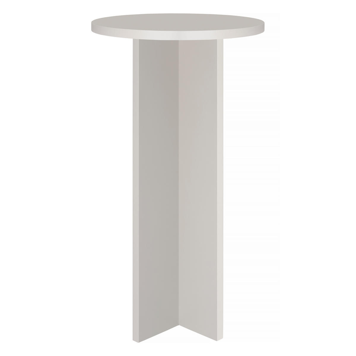 HOCHTISCH rund 60 cm Taupe CHINCHIN - Taupe, Holzwerkstoff (60/105/60cm) - RNT By Really Nice Things
